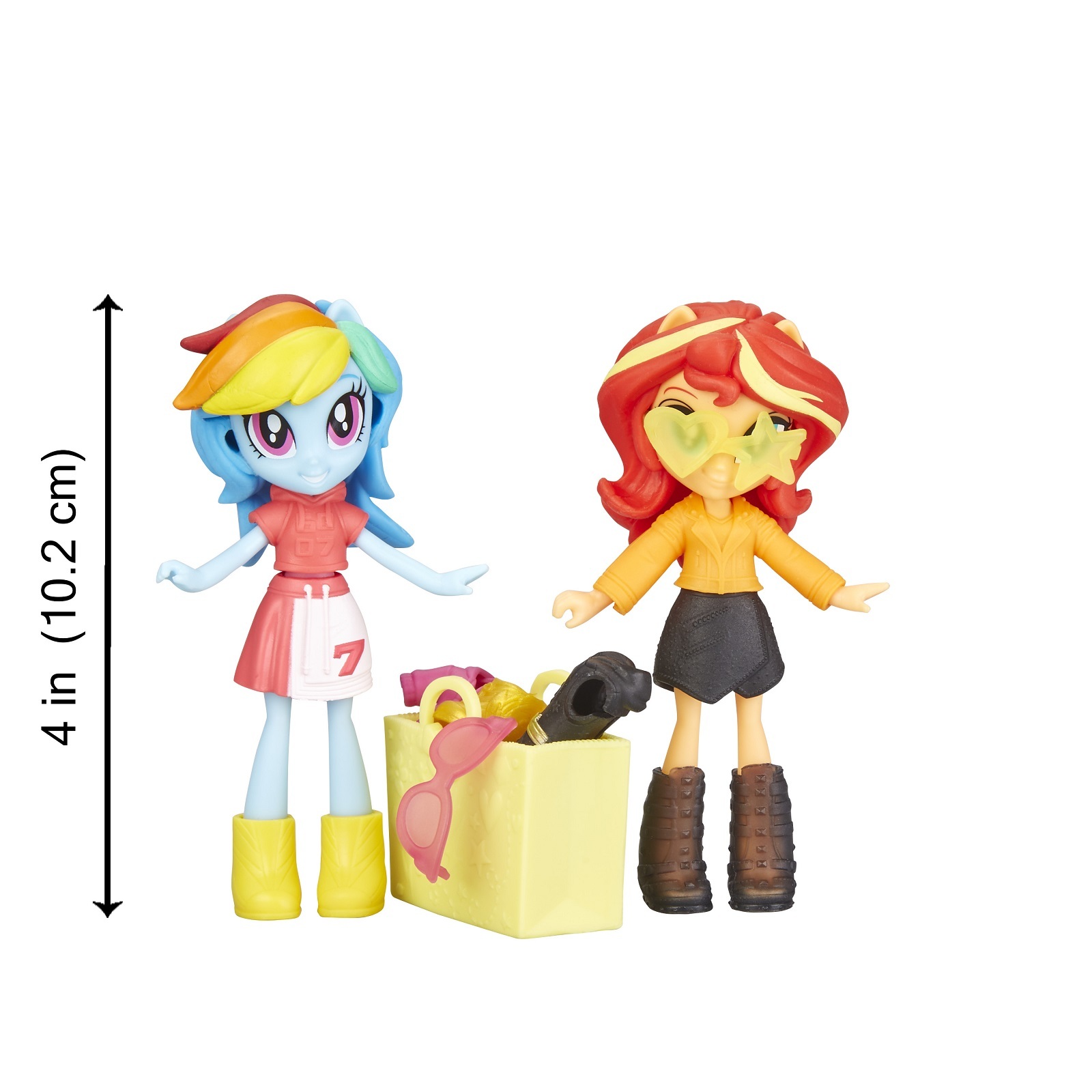 Набор игровой MLP Equestria Girls Мини-кукла Лучшие друзья Радуга Дэш и Сансет E4244EU4 E3130EU4 - фото 12