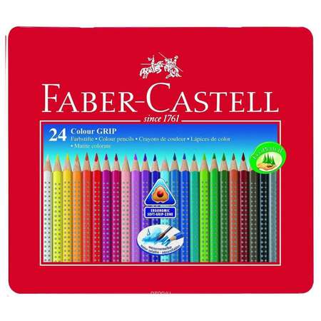 Цветные карандаши Faber Castell GRIP 2001 в картонной коробке 24 шт.