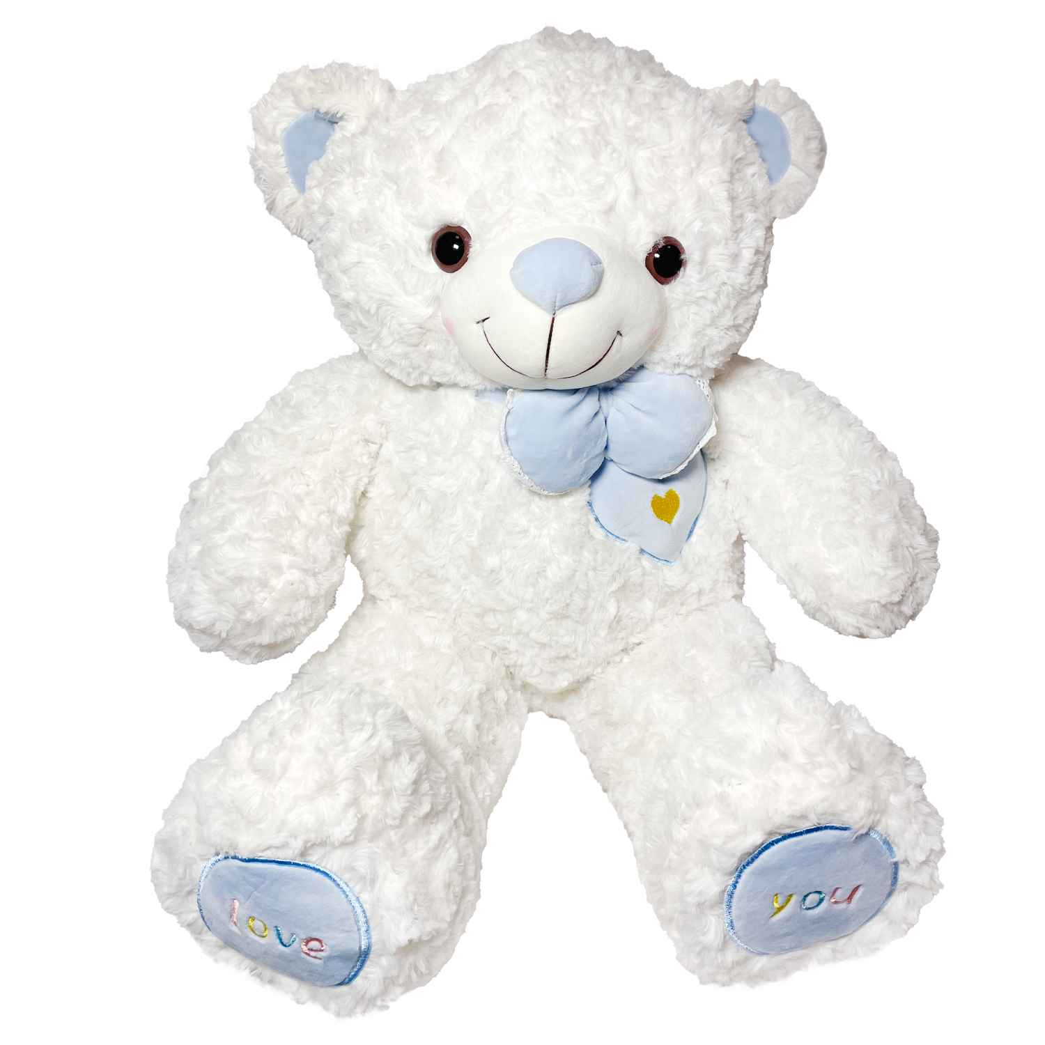 Мягкая игрушка Tesler Market Плюшевый медведь 75 см Белый - фото 1