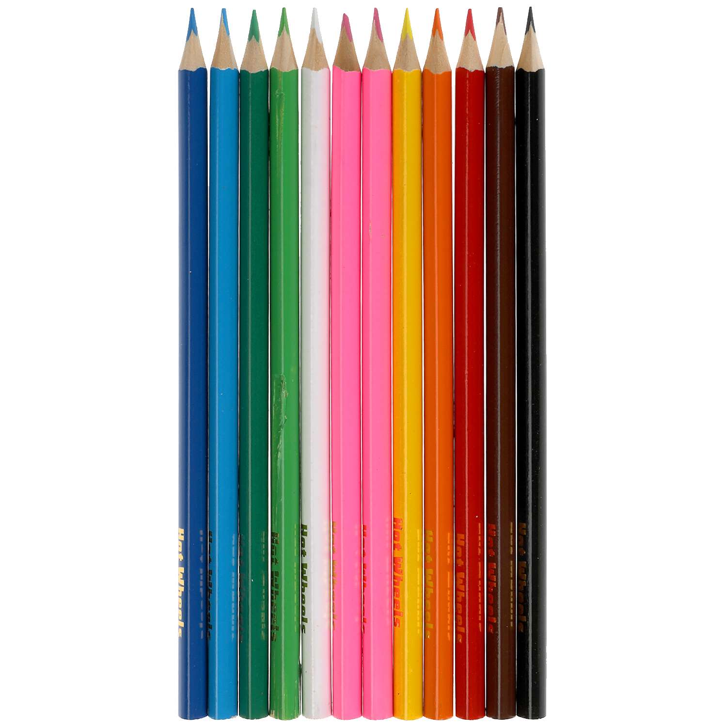 Цветные карандаши Умка Hot Wheels 12 цветов трёхгранные 313758 - фото 2