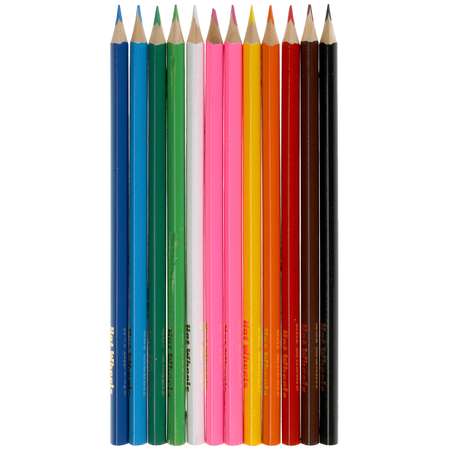 Цветные карандаши Умка Hot Wheels 12 цветов трёхгранные 313758