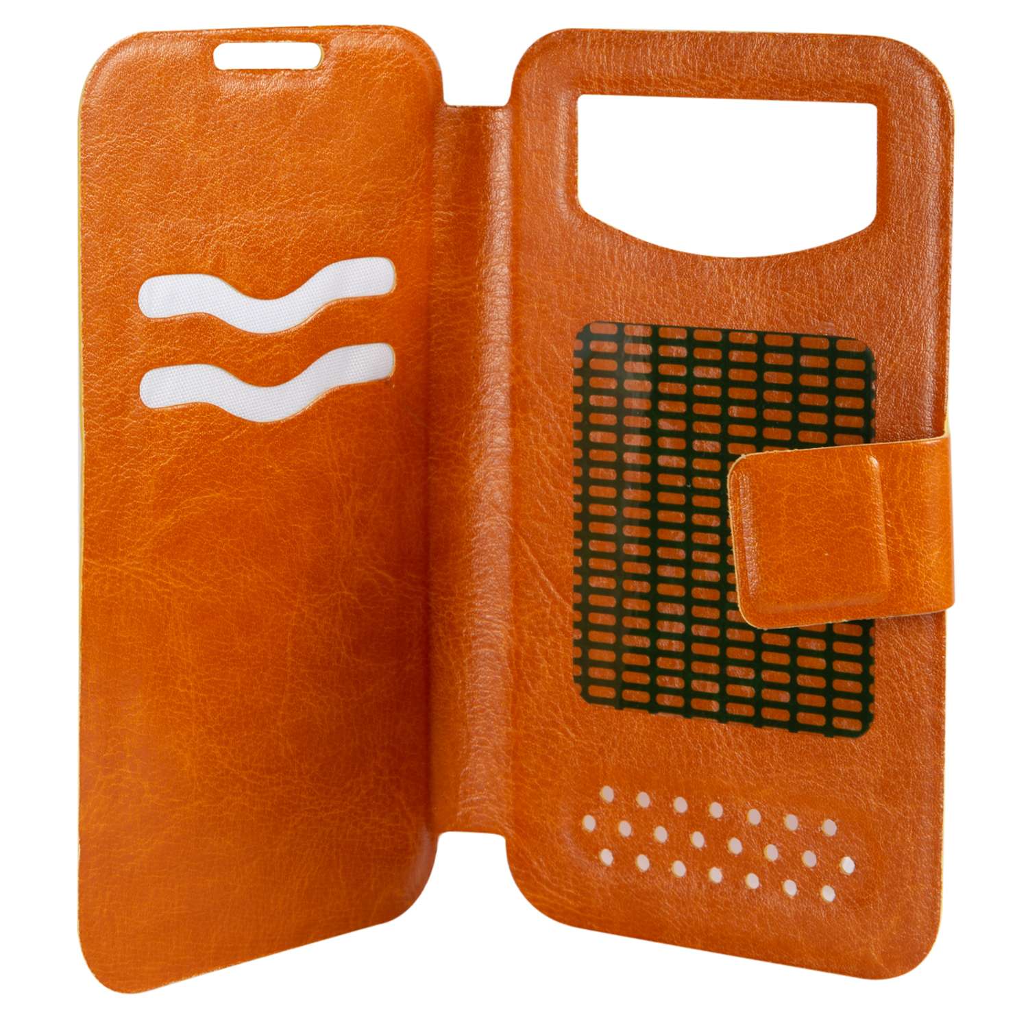 Чехол универсальный iBox Universal для телефонов 4.2-5 дюйма оранжевый - фото 2
