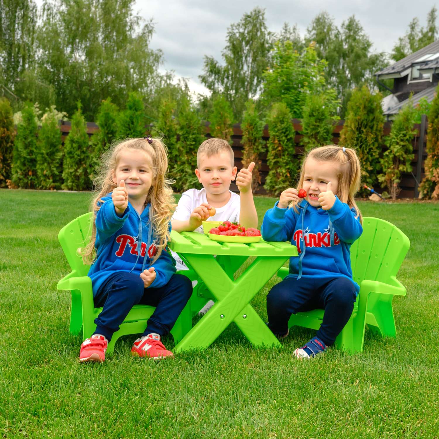 Набор садовой мебели UNIX Kids Garden Green - фото 10