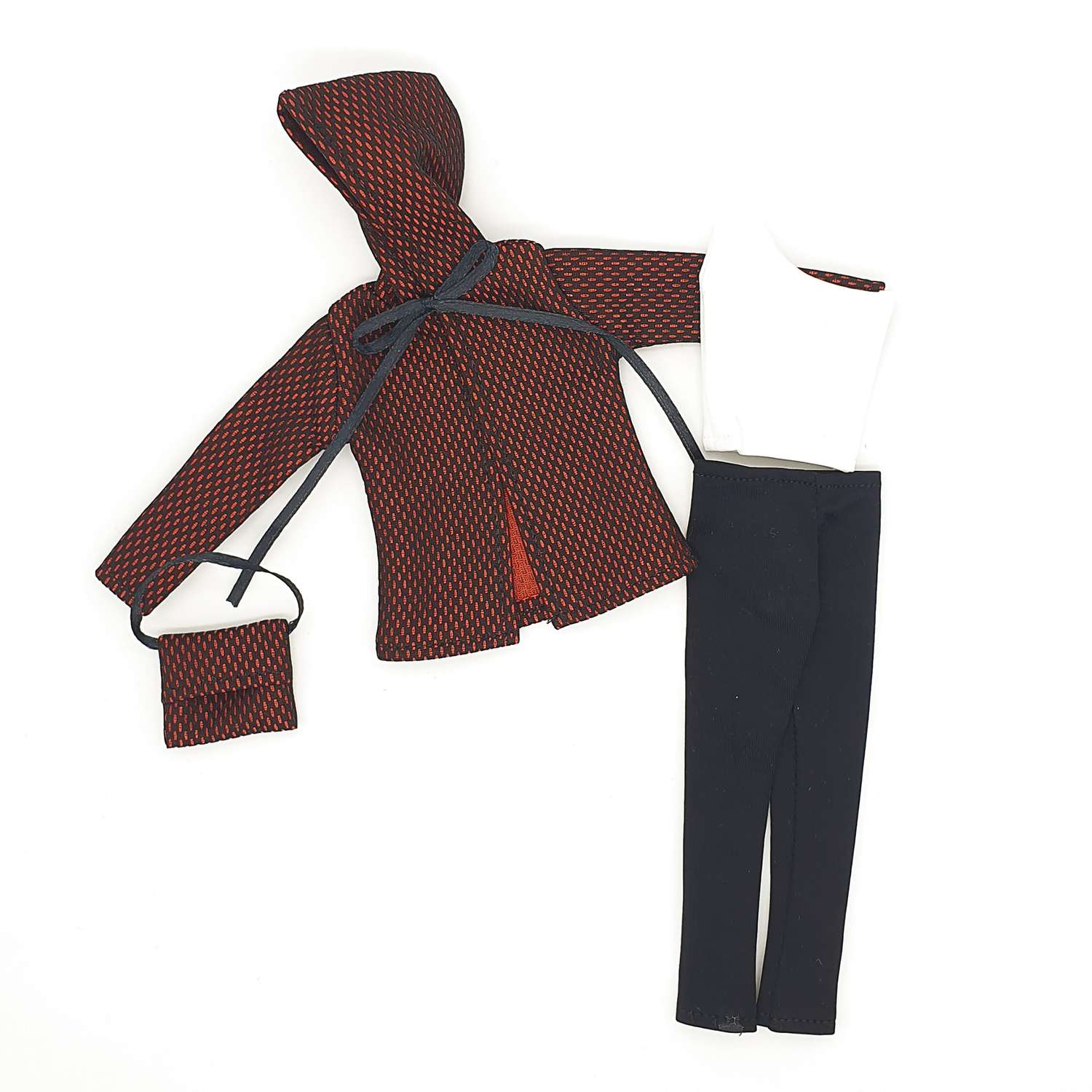 Одежда для кукол типа Барби VIANA Набор из 4х предметов 128.20.5 красный 128.20.5 - фото 1
