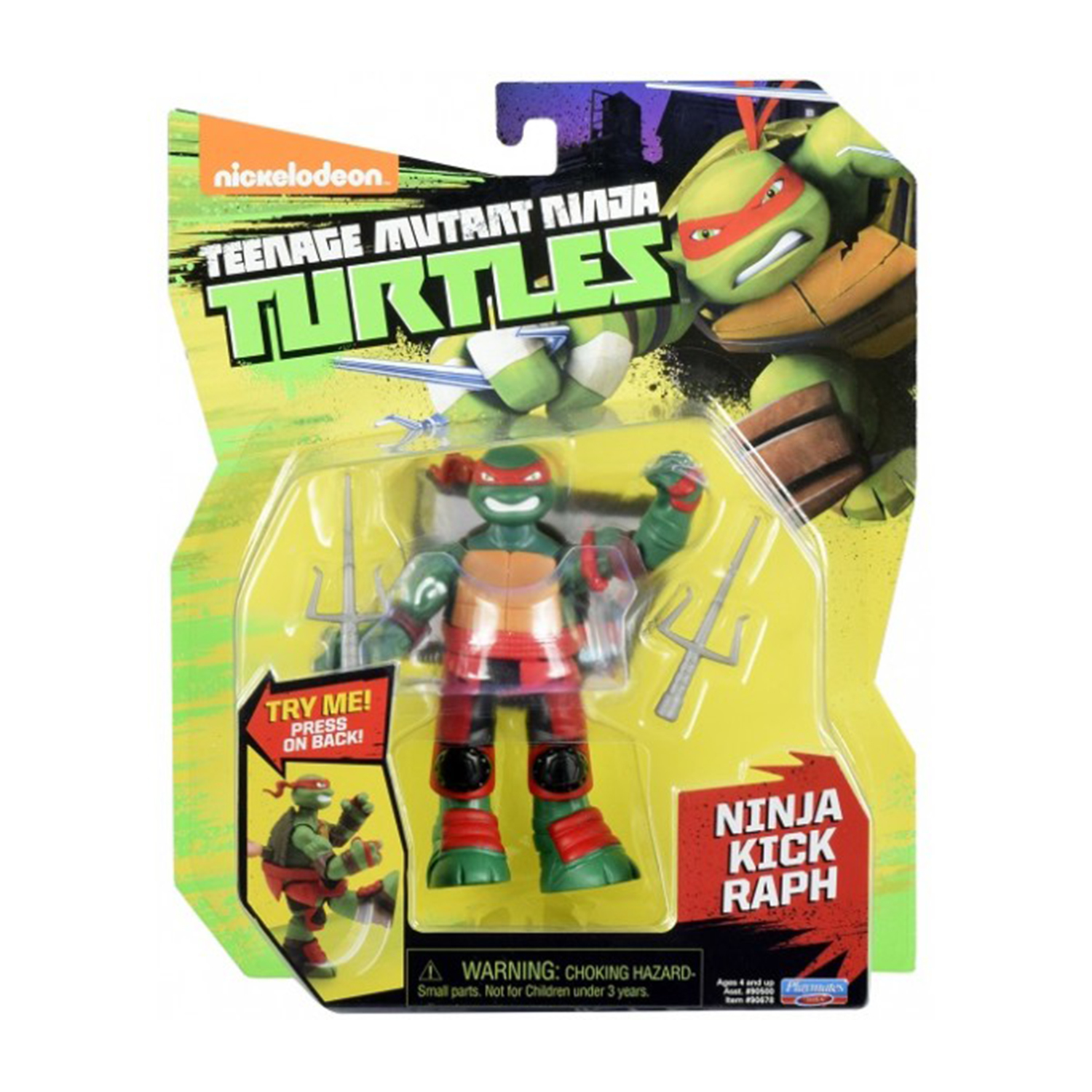 Фигурка Ninja Turtles(Черепашки Ниндзя) Удар ниндзя Рафа 90678 купить по  цене 1 ₽ в интернет-магазине Детский мир