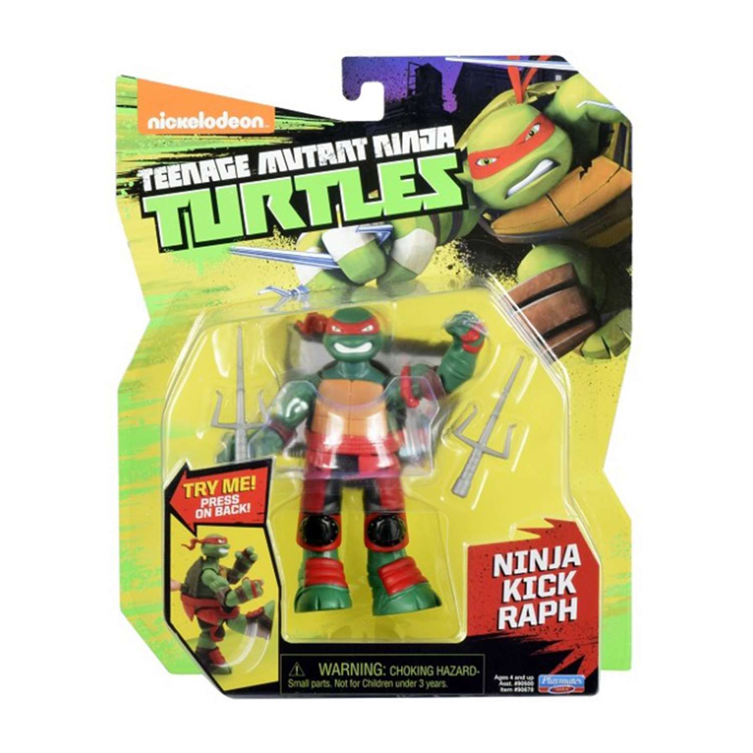 Фигурка Ninja Turtles(Черепашки Ниндзя) Удар ниндзя Рафа 90678 - фото 2