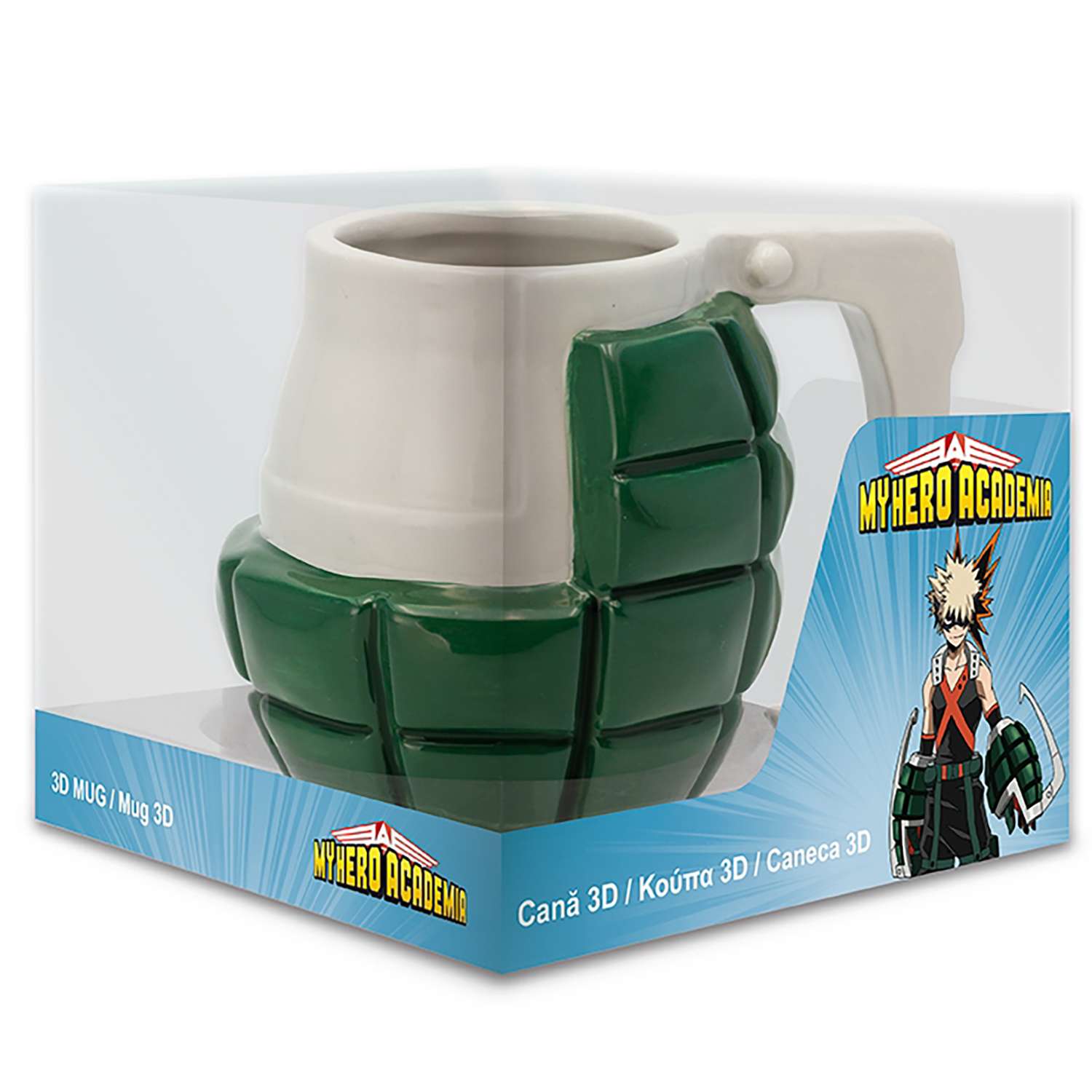 Кружка ABYStyle 3D My Hero Academia Bakugo Grenade 400 ml ABYMUG571 - фото 2