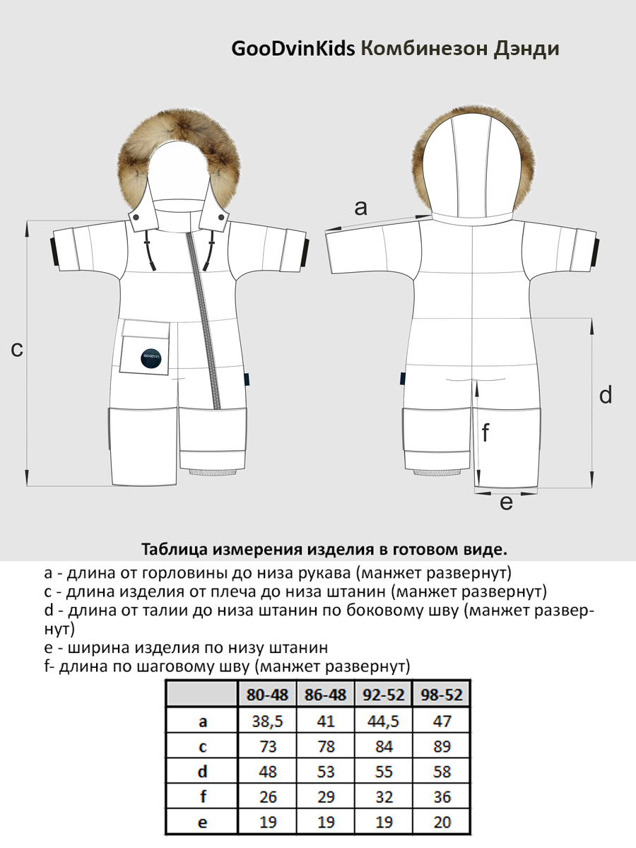 Комбинезон GooDvinKids КМ13120-09/лаколива - фото 7