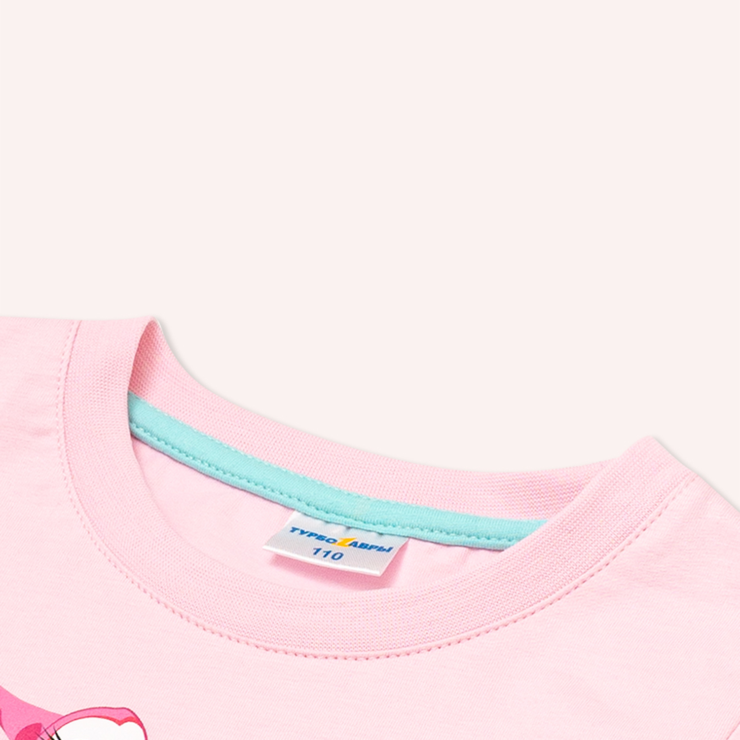 Пижама ТурбоZавры TBZ102_Розовый-берюзовый - фото 8