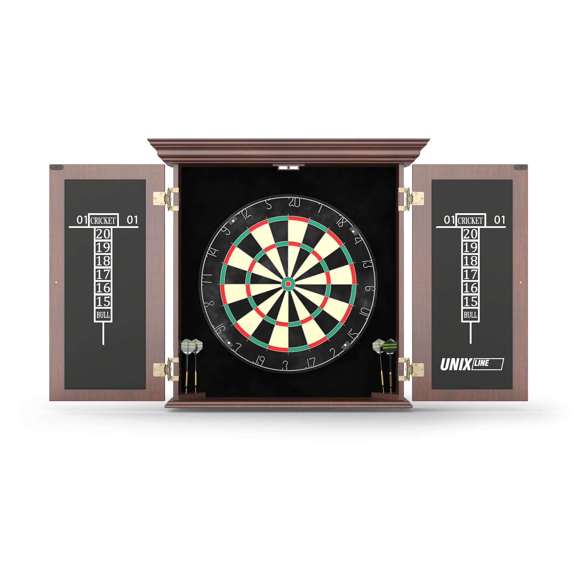 Дартс UNIX line Dartboard D-46cm Wood - фото 11