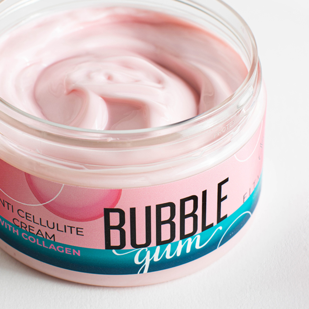 Средство от растяжек FITMAMA COSMETICS Aнтицеллюлитный крем для тела Bubble Gum с коллагеном - фото 3