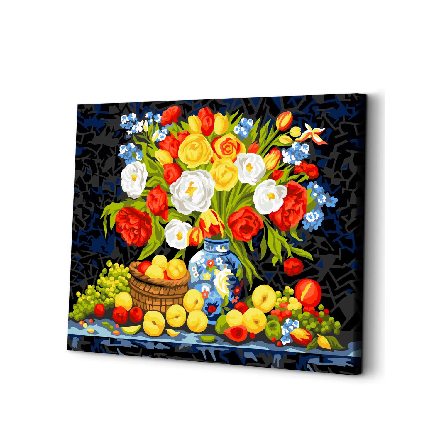 Картина по номерам Art sensation холст на подрамнике 40х50 см Натюрморт с фруктами - фото 1