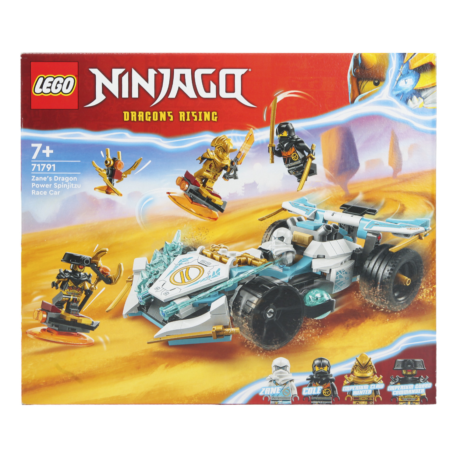 Конструктор LEGO Ninjago Zanes Dragon Power Spinjitzu Race Car 71791 - фото 8