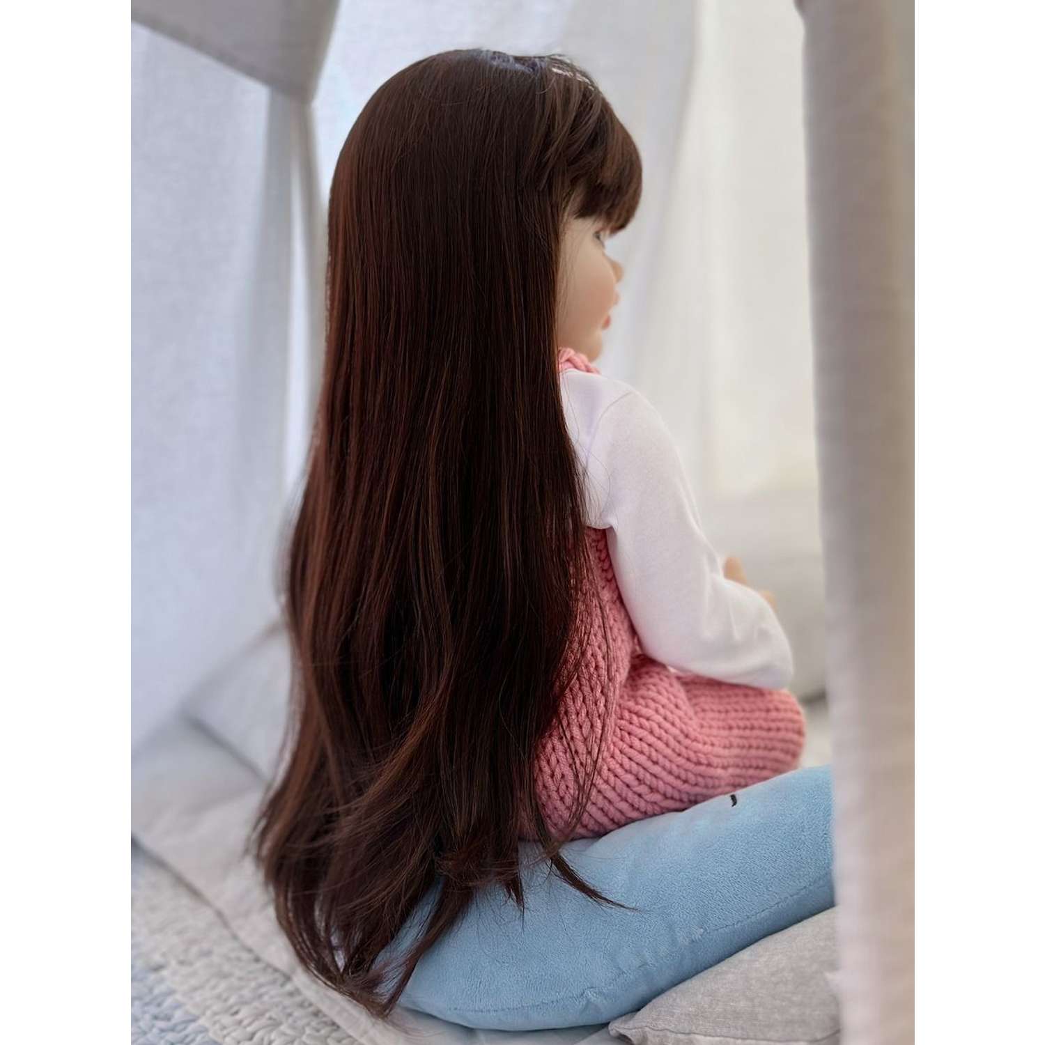 Кукла Реборн Soul Sister виниловая пупс для девочек с набором аксессуаров 57 см 156092159 - фото 12