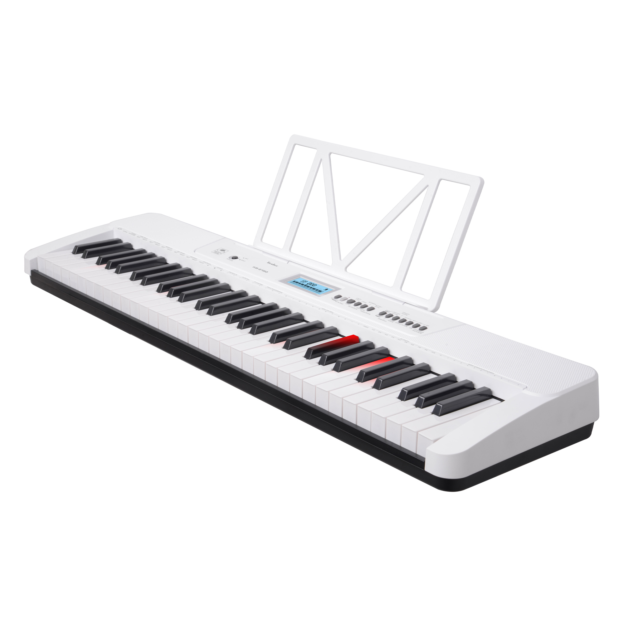 Синтезатор Tesler KB-6160 WHITE - фото 1