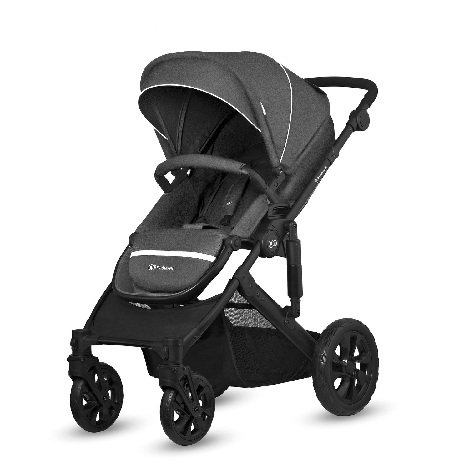 Коляска 3в1 Kinderkraft Prime Lite black - фото 6