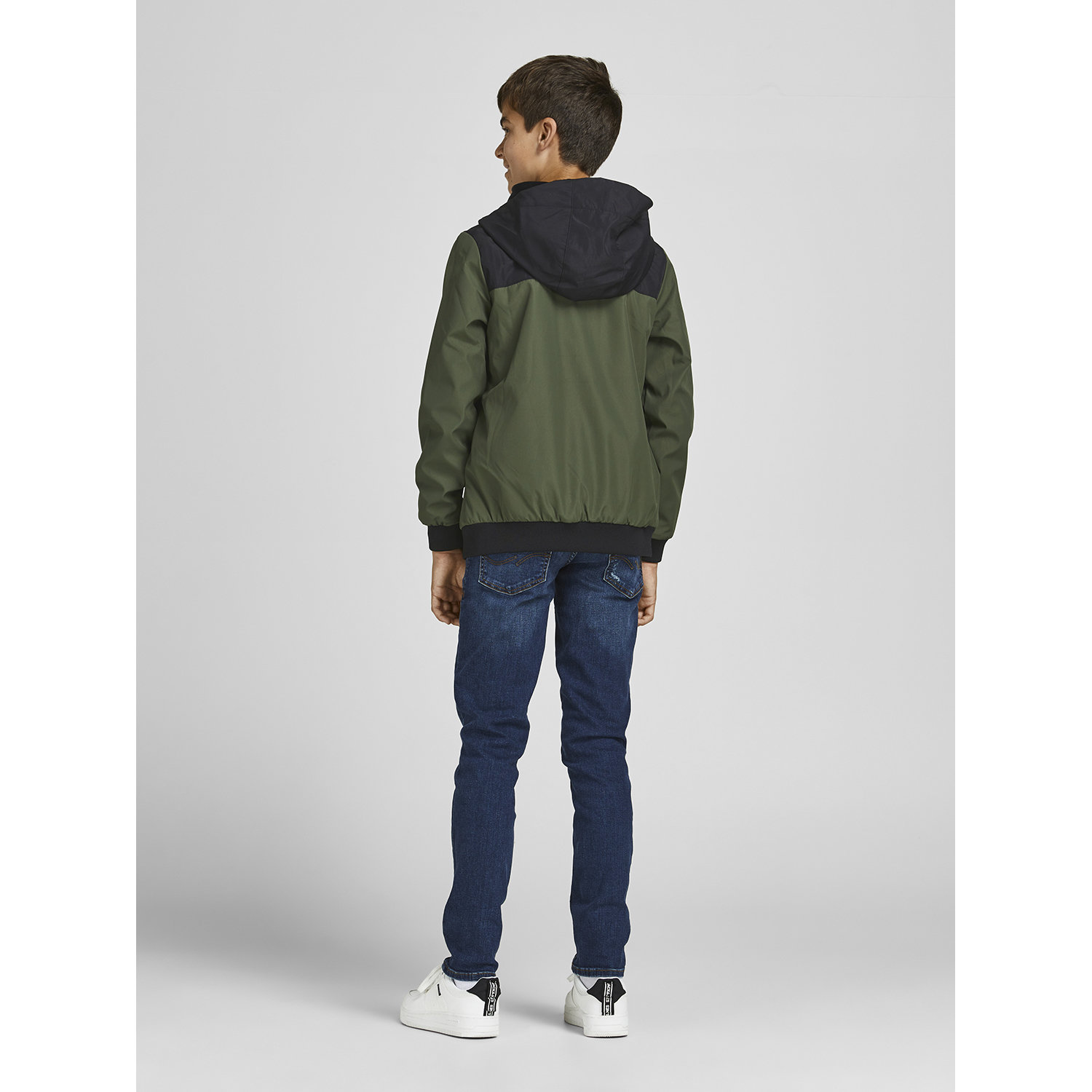 Куртка JACK AND JONES JUNIOR 12182304/Forest Night - фото 3