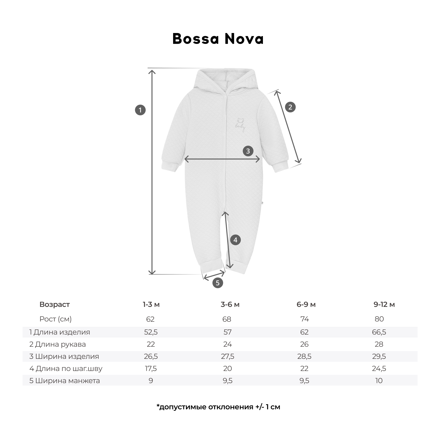 Комбинезон Bossa Nova 508К-761-Б - фото 6