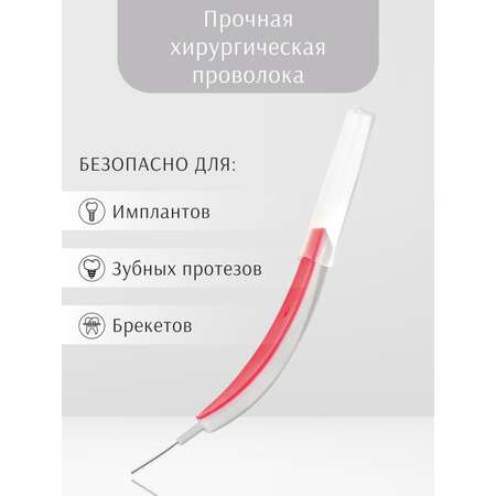 Межзубные ершики edel+white PROFI-LINE XS 0.42мм 6 штук с защитными колпачками