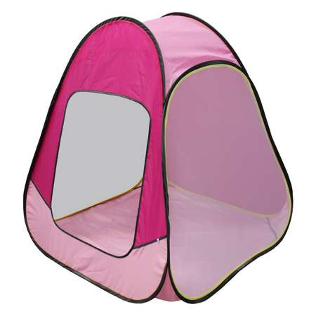 Палатка Zabiaka детская игровая «Радужный домик» 75 × 75 × 90 см цвет розовый + малиновый