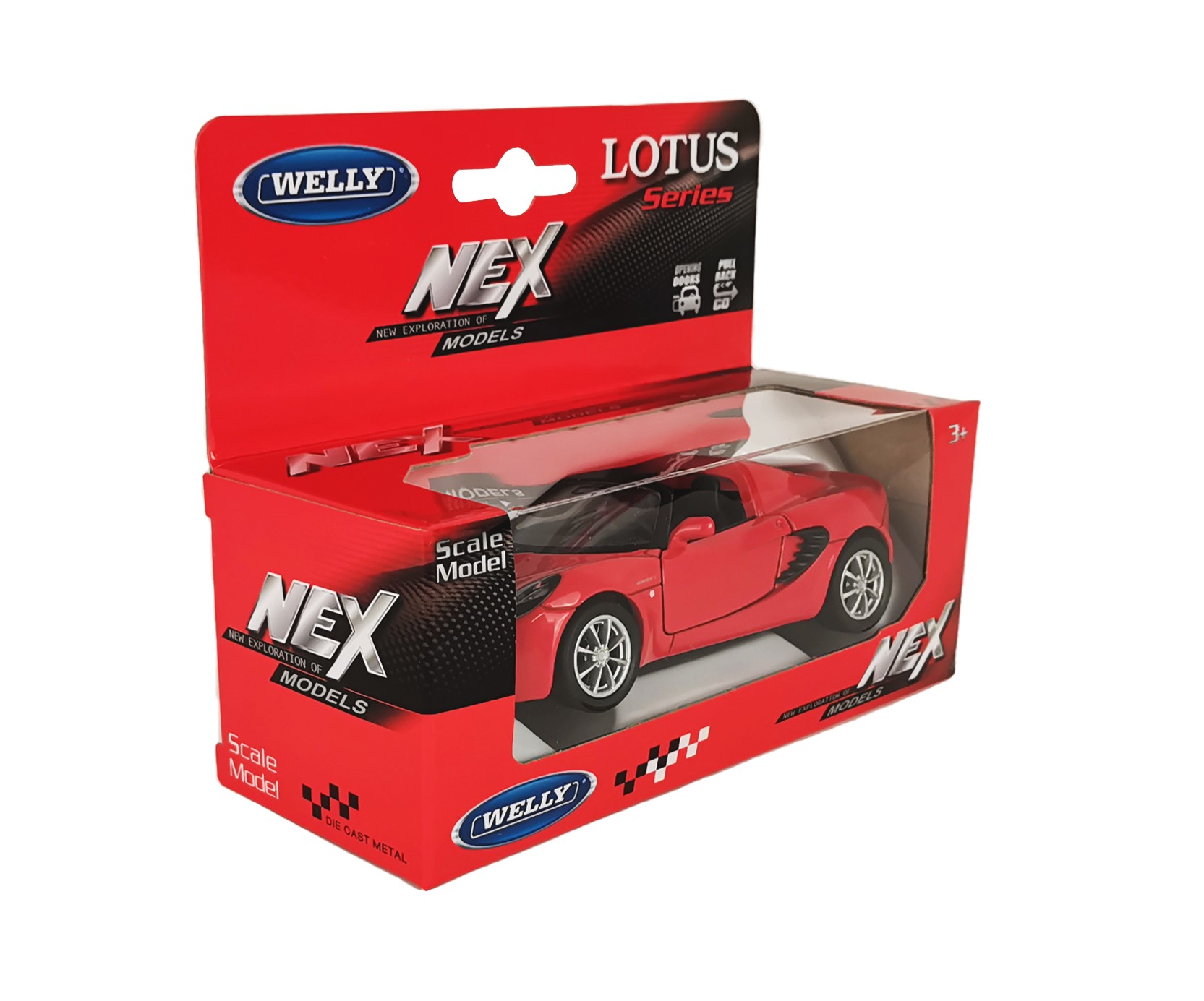 Машинка Welly 1:38 Lotus Elise 111S 2003 цвет в ассортименте 42335W - фото 13