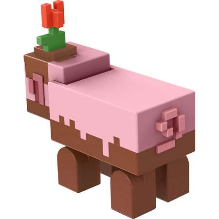 Фигурка Minecraft Свинья испачканная с аксессуарами GTP22