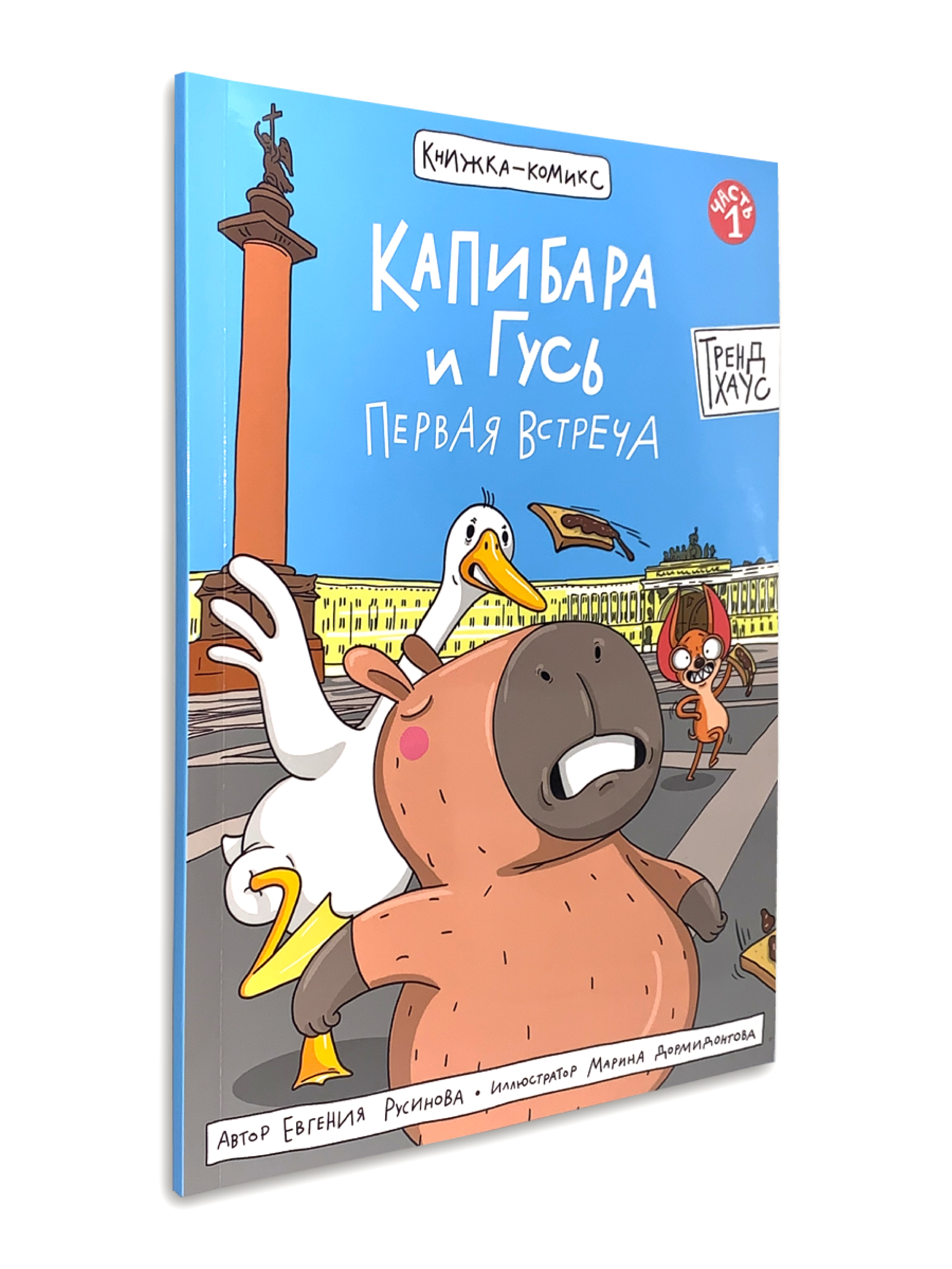 Комикс Проф-Пресс Капибара и Гусь Первая встреча Евгения Русинова 165х240 64 стр - фото 7