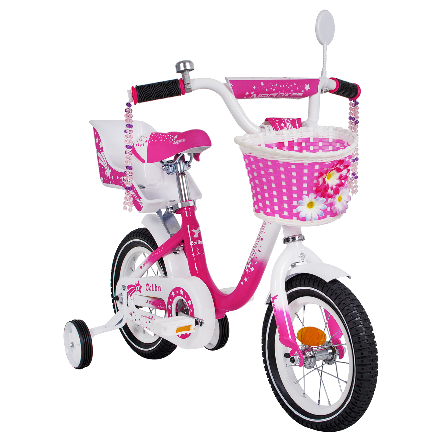 Велосипед NRG BIKES Colibri 12 pink-white - фото 12