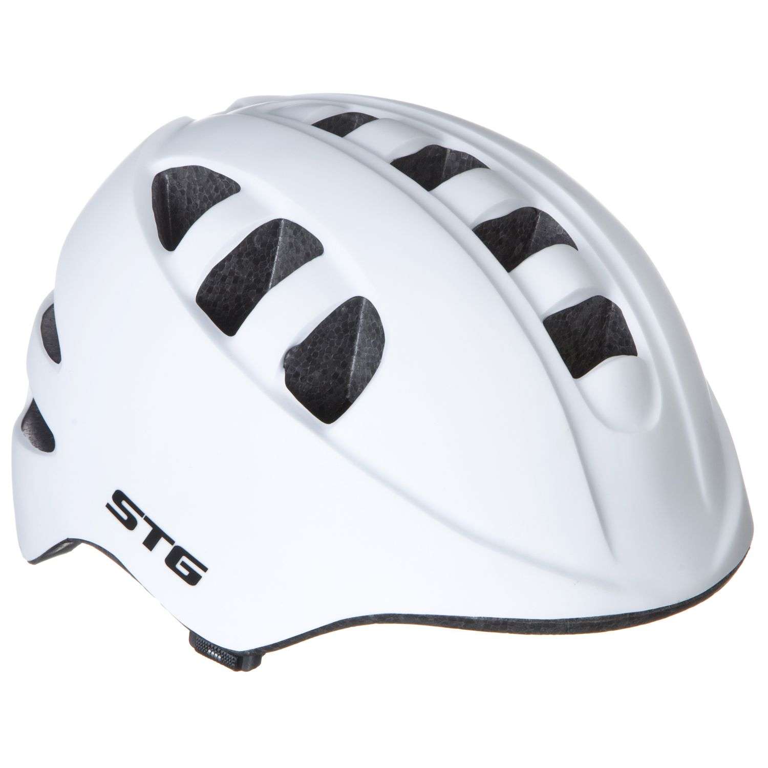 Шлем STG размер XS 44-48 cm STG MA-2-W белый с фонариком - фото 1