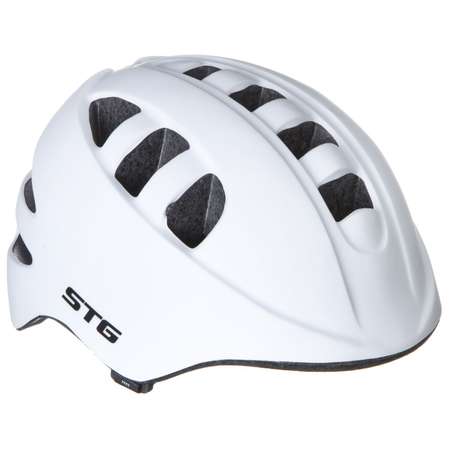 Шлем STG размер XS 44-48 cm STG MA-2-W белый с фонариком