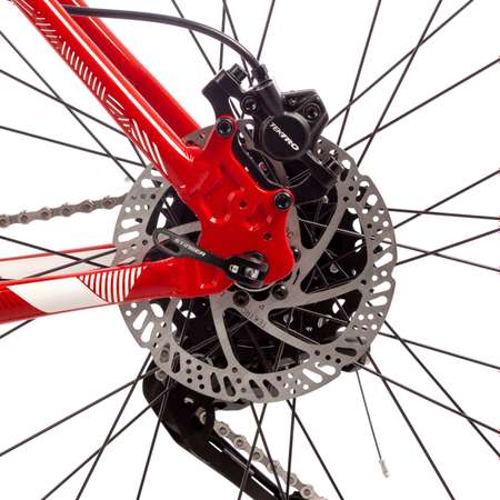 Велосипед горный взрослый Stinger STINGER 29 GRAPHITE COMP красный алюминий размер 18