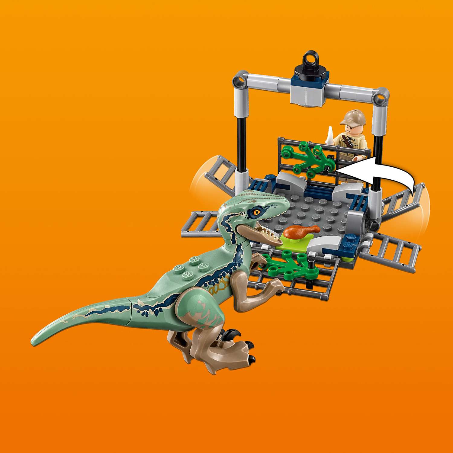 Конструктор LEGO Jurassic World Погоня за Блю на вертолёте 75928 - фото 6