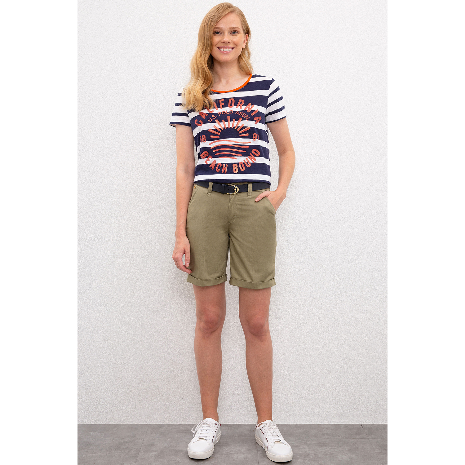 Бермуды U.S. Polo Assn G082SZ0310CLEA20Y_VR027 - фото 1