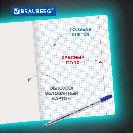 Тетрадь Brauberg клетка 12 лист. 20 шт.
