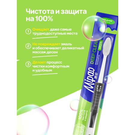 Силиконовая зубная щетка Mipao для чувствительных зубов и десен