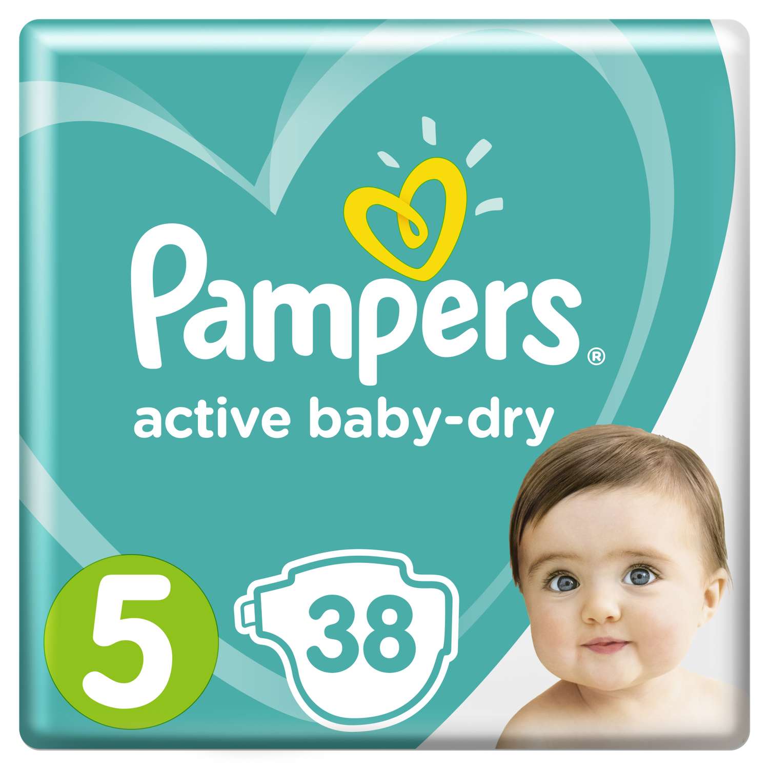 Подгузники Pampers Active Baby-Dry 5 11-16кг 38шт - фото 1