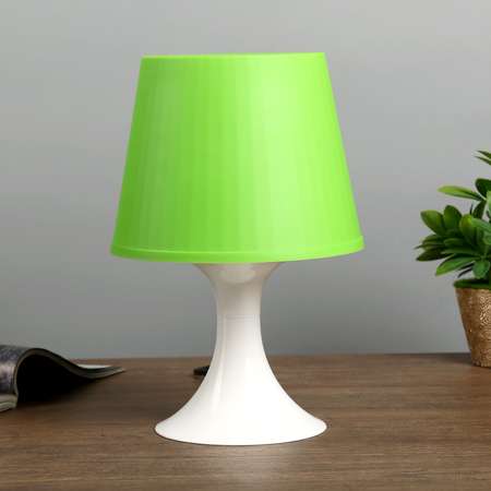 Настольная лампа RISALUX зеленая 19.5 см х 19.5 см х 28 см