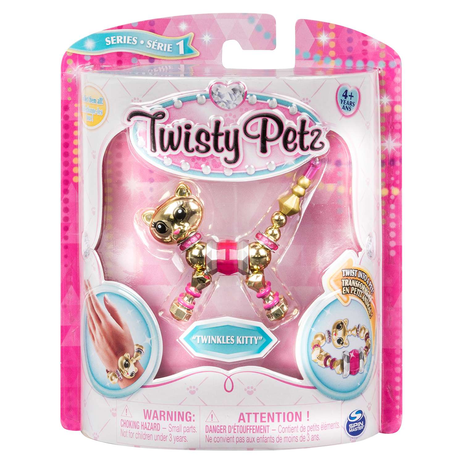 Набор Twisty Petz Фигурка-трансформер для создания браслетов Twinkles Kitty 6044770/20104522 - фото 1