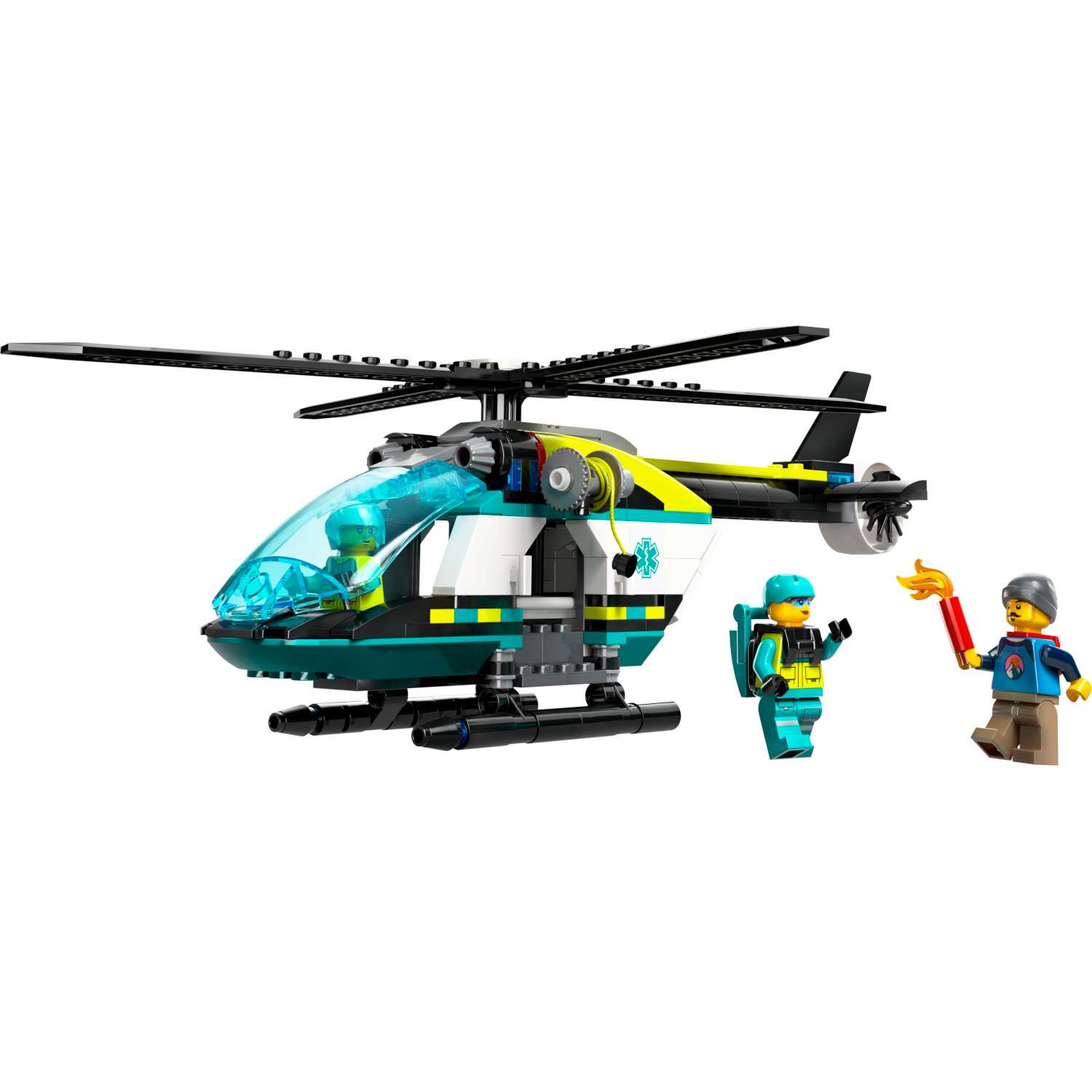 Конструктор LEGO City Аварийно-спасательный вертолет 60405 - фото 2