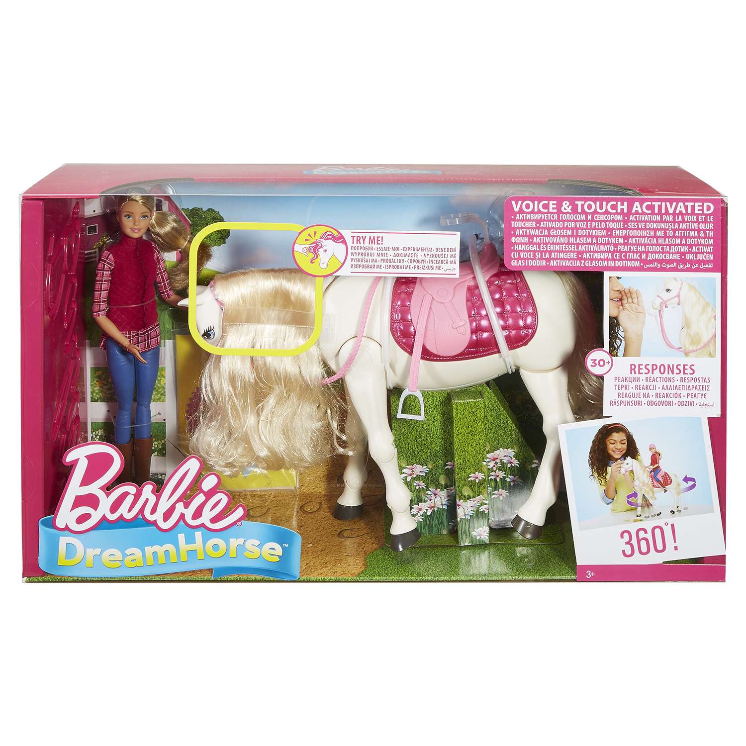 Кукла Barbie Barbie и лошадь мечты купить по цене 47490 ₸ в  интернет-магазине Детский мир