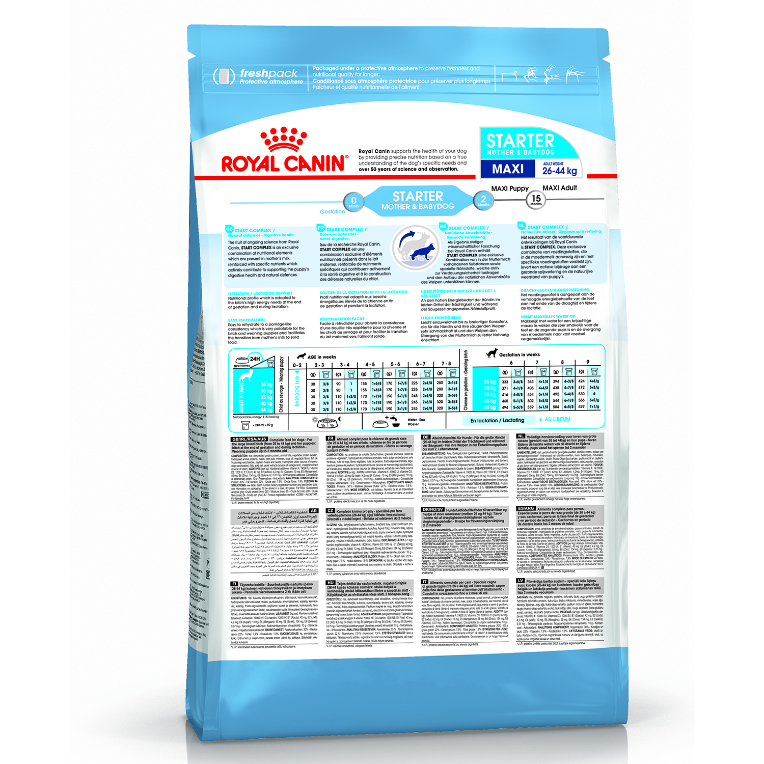 Корм для щенков ROYAL CANIN Starter крупных пород 4кг - фото 3