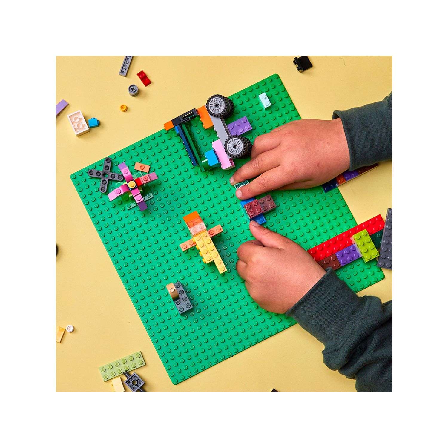 Конструктор LEGO Classic Базовая пластина Зеленая 11023 - фото 5