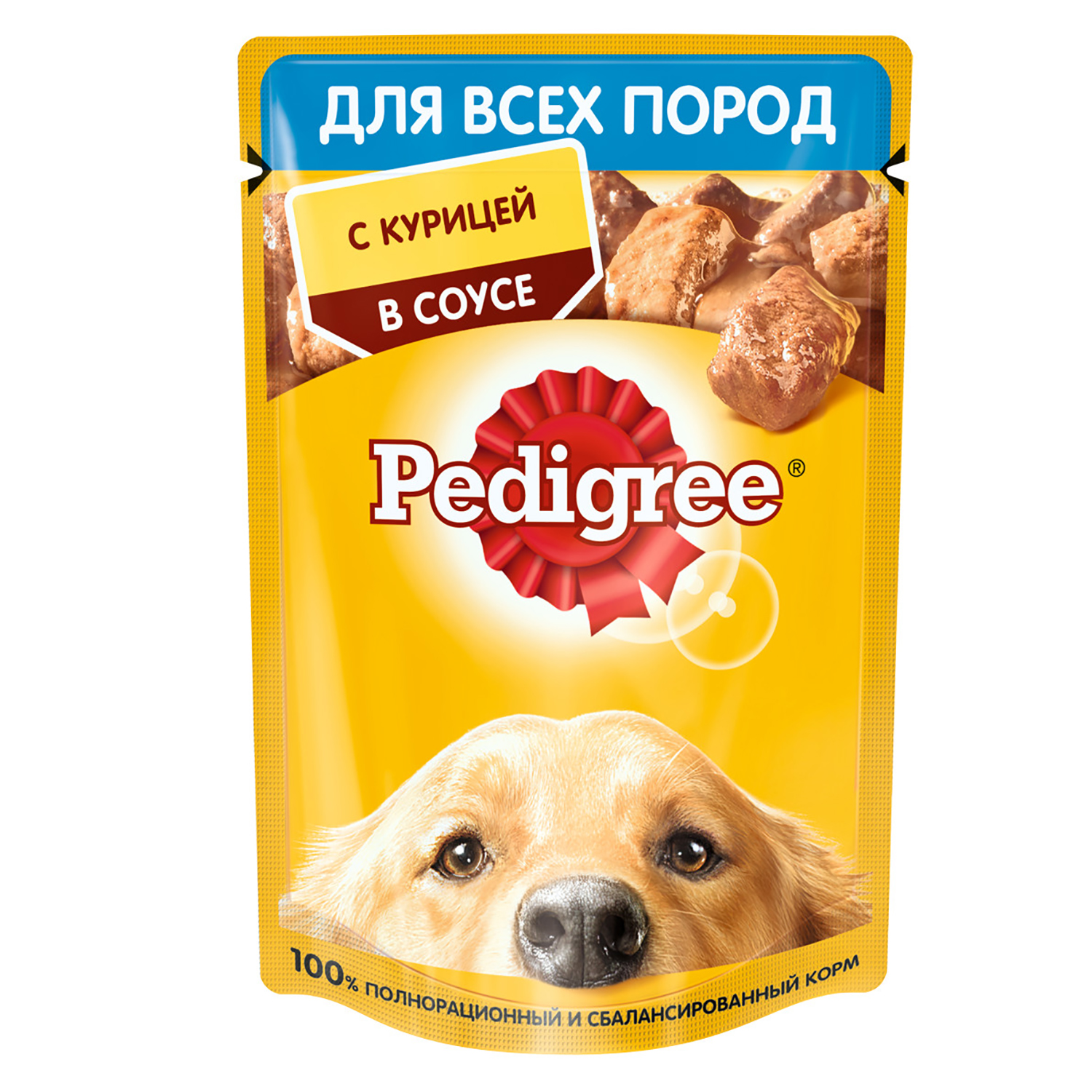 Влажный корм для собак Pedigree 0.085 кг курица (полнорационный) - фото 1