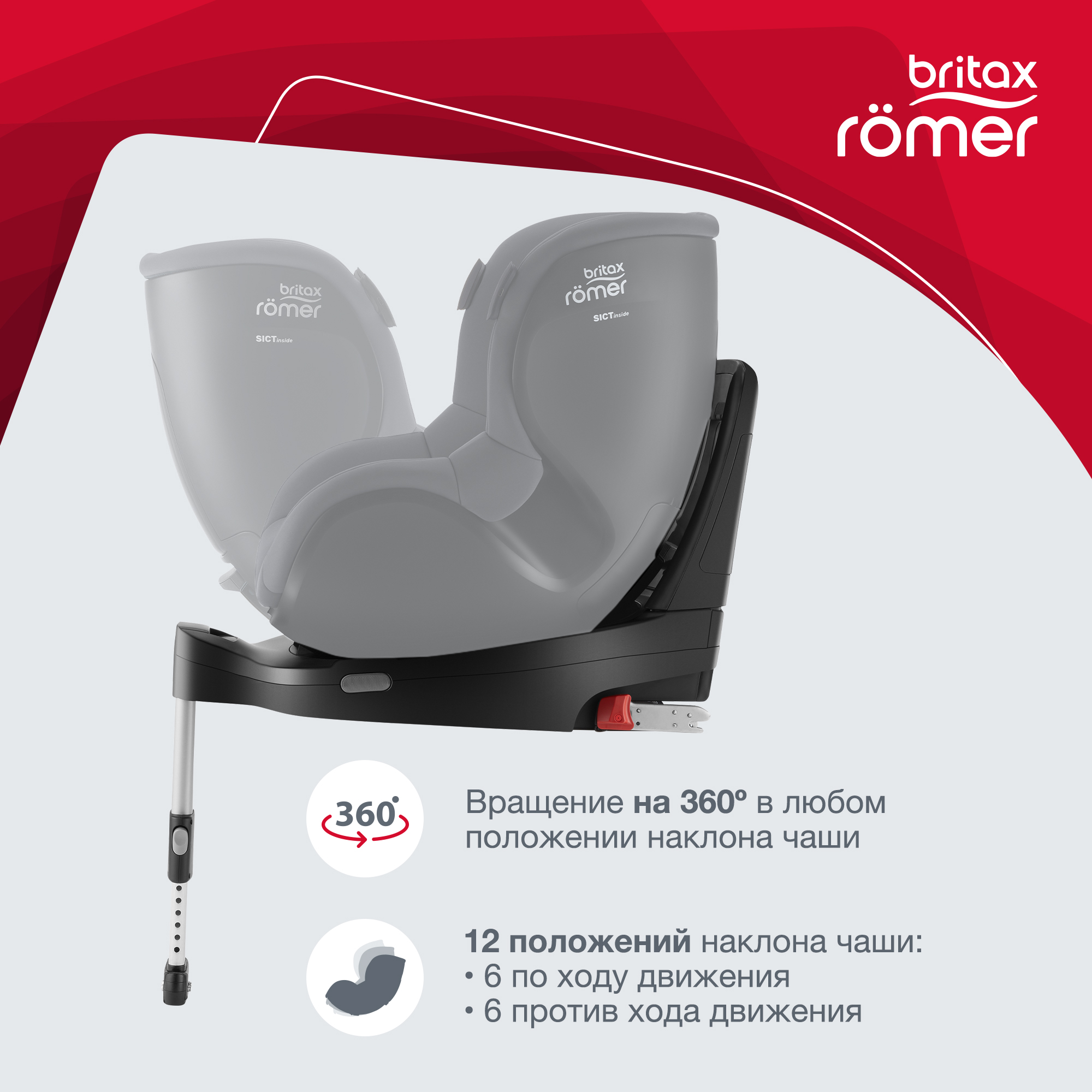 База для автокресла Britax Roemer Flex base isense - фото 5