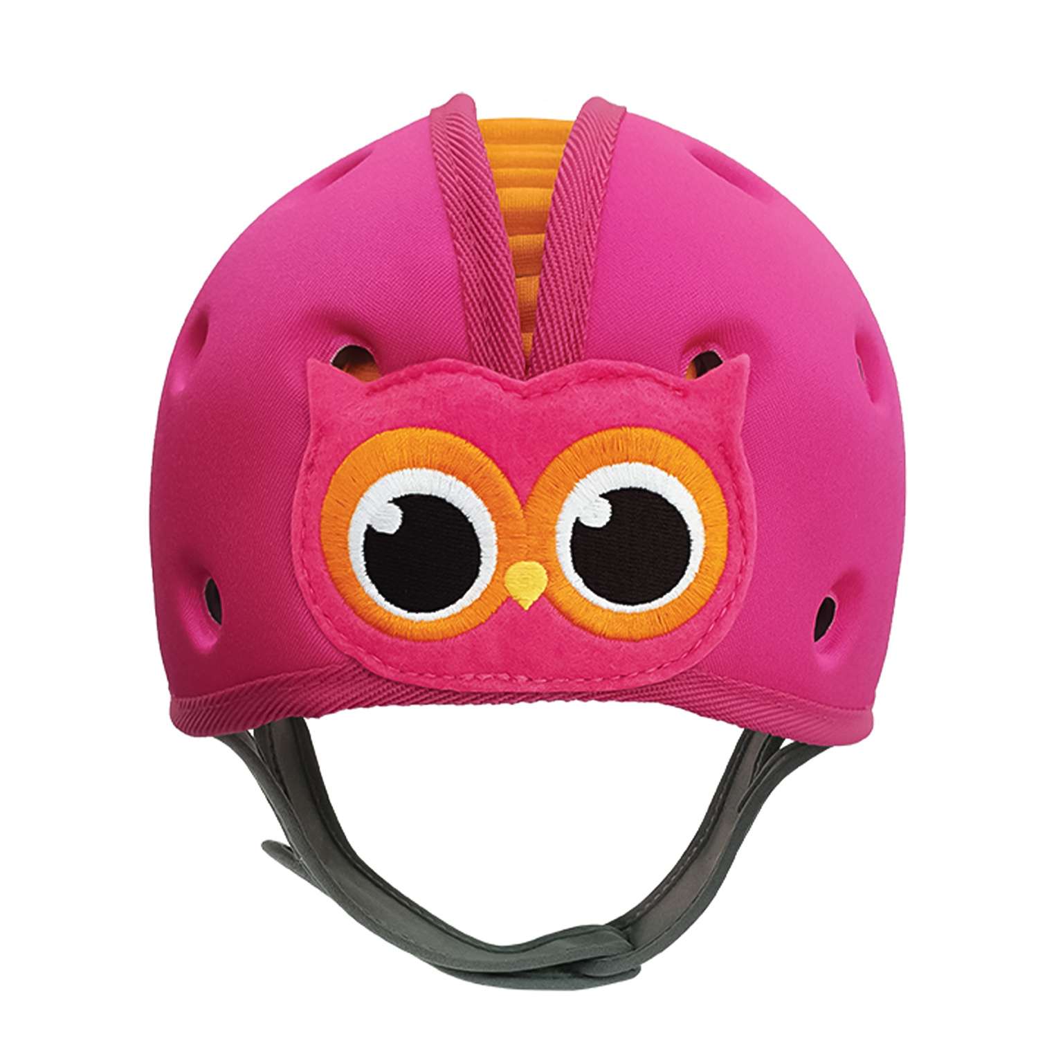 Шапка-шлем SafeheadBABY для защиты головы Сова розовый - фото 1