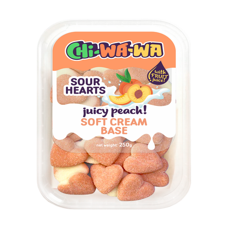 Жевательный мармелад Chi-wa-wa со вкусом персика кислый