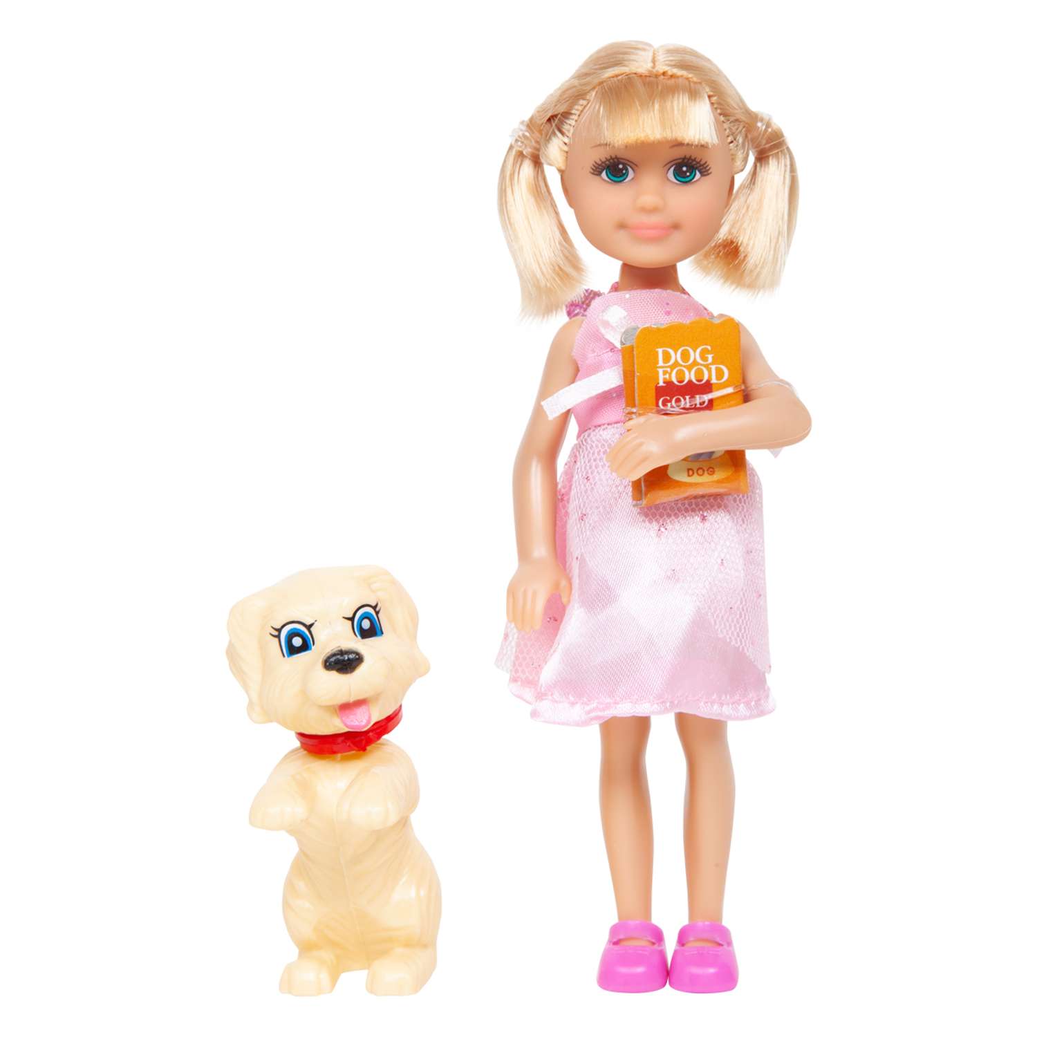 Кукла Defa Lucy Любимый питомец 14 см собака розовый 8281//розовый - фото 1