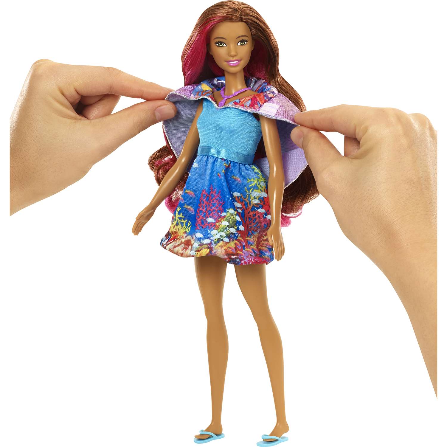 Кукла Barbie Русалка-трансформер Морские приключения FBD64 - фото 12