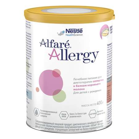 Смесь Nestle Alfare Allergy 400г с 0месяцев