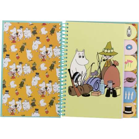 Записная книжка Moomin 60л с 6 разделителями MTIS-UA1-5037